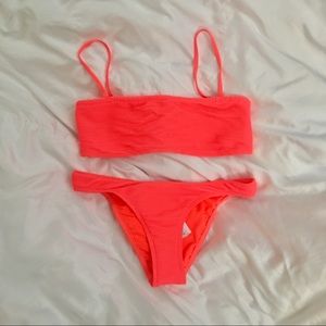 topshop neon bikini